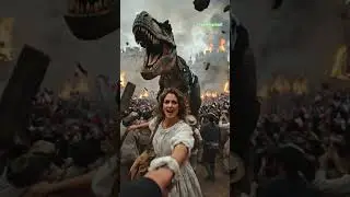 #video  &ldquo;खौफनाक Dinosaur Attack 😱 | शहर में मचा तांडव&rdquo; #dinosaur #attack #viral #hollywood #shorts
