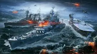[GMV] World Of Warships - [Azur Lane The Animation Soundtrack 1 11  The Sakura Empire March 11]