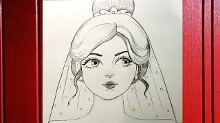 Как нарисовать принцессу/рисунок лица #рисунок #легкийрисунок #рисуноканиме