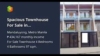 Spacious Townhouse For Sale in Mandaluyong City's The Astoria Residences Development