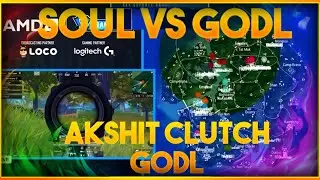 SOUL VS GODL in sanhok domination @akshit clutch