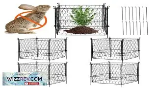 VEVOR 4 Pack Plant Protector from Animals 13.4'' x 13.4'' Chicken Wire
