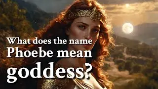 What does the name Phoebe mean goddess? Greek Mythology Story