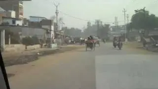 A drive in Jajmau, Kanpur leather tanning area