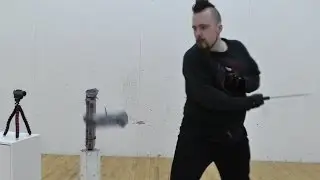 How to make cheap sword cutting targets