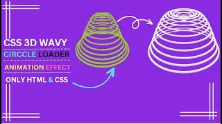 Remake / CSS 3D Wavy Circle Loader Animation