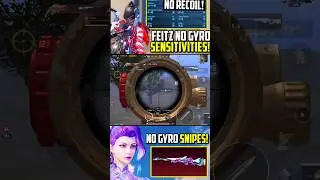 Feitz : 250 M Headshot knock with AWM 🥶 FEITZ no gyro sensitivity ✅ @Feitzz 🥶