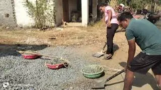How to technology contraction PCC flooring//the cement by//