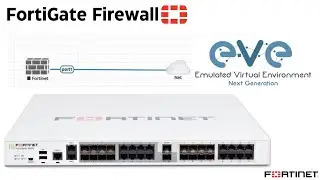 Установка брандмауэра Fortinet в EVE-NG