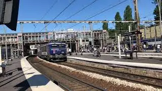 Arrive de la BB 7603 Transilien VB2N Train 165447