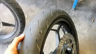 Ban Donat Corsa R46 120/60-17 Di Velg 2,75-17 Iri Ninja 4Tak