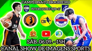 #AOVIVO - CAMPEONATO BRASILEIRO U17 - AJAB (SC) (57) X (63) OLYMPICO CLUB (MG) - 06.09.25