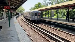 NYC Subway: (B) & (Q) Train Action at Sheepshead Bay