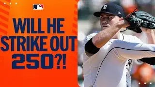 Tarik Skubal osiągnął nowy rekord kariery w liczbie strikeout&oacute;w, notując 229. strikeout! 😳