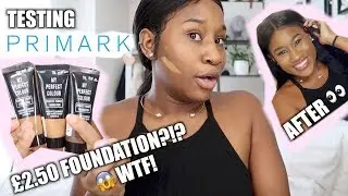 OMG! 😱 TESTING PRIMARK'S &pound;2.50 FOUNDATION 😱 WAIT TILL YOU SEE THE RESULTS! 👀