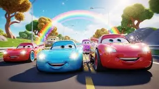 Bright Vehicle Songs for Happy Little Kids 🚗🎶 | Colors, Motion, Fun Learning and Many More Fun Songs