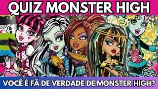 QUIZ MONSTER HIGH - s&oacute; um f&atilde; de verdade acerta todas!