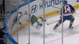 Jake Middleton Goes Headfirst Into the Boards