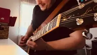 Improvising over a Andy James-style backingtrack with the Universal Audio ANTI 92 pedal.
