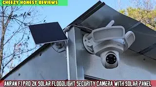 ANRAN F1 Pro 2K Solar Floodlight Security Camera with solar panel setup, install videos