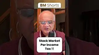 Stock Market Par Income Tax !!  #incometax #sharemarket2024