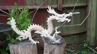 FULL LENGTH BUILD 3D wooden kit Drago by Habitat