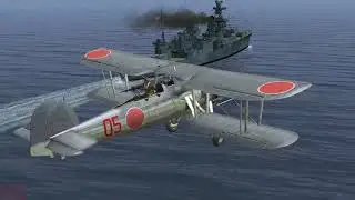 Il2 Sturmovik 1946 Swordfish shot down by fleet AA!