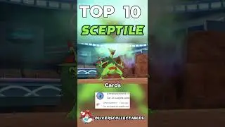Top 10 Best Sceptile Cards! #pokemon #shorts