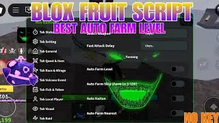 Update Min Gaming Hub Roblox Script No key | New Blox Fruits Script Update Best Auto Farm Level