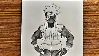 How to draw Kakashi full body - [Naruto]  Easy to draw