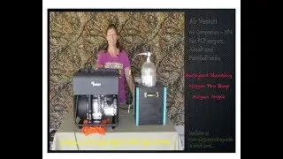AirVenturi Personal Compressor, Airgun Angie Fills her Tank!