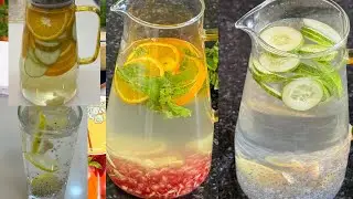 4 Best Infused Water Recipes for Glowing Skin, Detox & Weight Loss #immunityboost #summerdrink