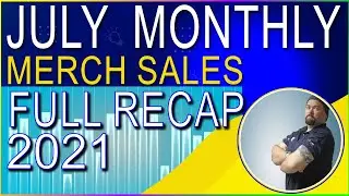 Merch by Amazon Sales and Income Report July 2021 Month Review