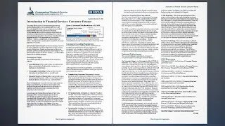 Introduction to Financial Services: Consumer Finance