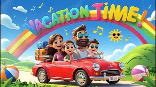 Vacation Song for Kids 🚗🌞 | Fun 3D Travel Song & Summer Adventure | KIDS CHANNEL TV