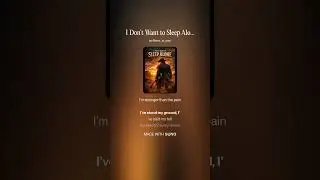 I Don&rsquo;t Want to Sleep Alone | Cinematic Rock Ballad | Epic Western Rock Anthem