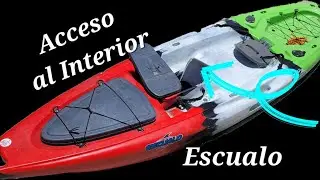 As&iacute; cortamos el Kayak Navio Escualo para crear el acceso al interior
