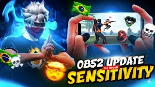OB52 SENSITIVITY FOR 0% RECOIL 🎯 | BEST SENSITIVITY FREE FIRE 🔥