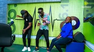 Colifixe at Nxt Radio Studios - Nakikubye Song Premiere
