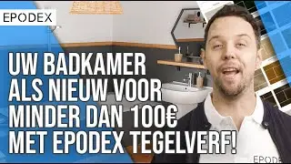 Uw nieuwe badkamer voor minder dan 100&euro; zonder tegelzetter, met Epodex tegelverf!