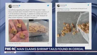 Twitter user goes viral after finding what he said are shrimp tails in his Cinnamon Toast Crunch