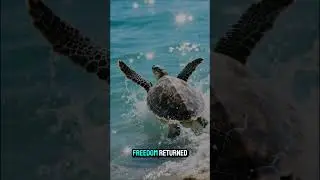 🐢 The Turtle Trapped in Plastic | Heartwarming Ocean Rescue Story 🌊