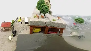 Dam Breach Experiment | Tunnel Collapse under the Village