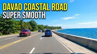 Super smooth ride Davao Coastal Road | AUSEK M40TRW ULTRA HD 5K action camera