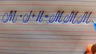 How to write a captial letters in 4 lines