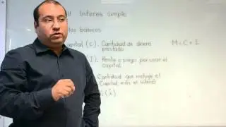 Interés simple: Explicación de tasa, capital, monto y fórmulas
