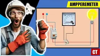 Single phase Ampere Meter Connection | Ampere Meter Connection @indotechelectrical4214