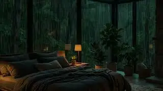 Rainy Night in the Forest🌧️Soothing Rain Sounds for Sleep
