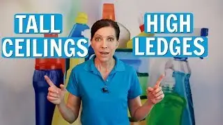 How to Clean Tall Ceiling Fans and Window Ledges - Tips from a Pro