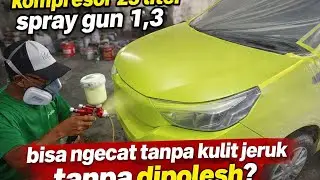 RAHASIA CAT HALUS TANPA KULIT JERUK‼️ Setting Kompresor & Spray Gun Ini BIKIN GAK PERLU POLESH